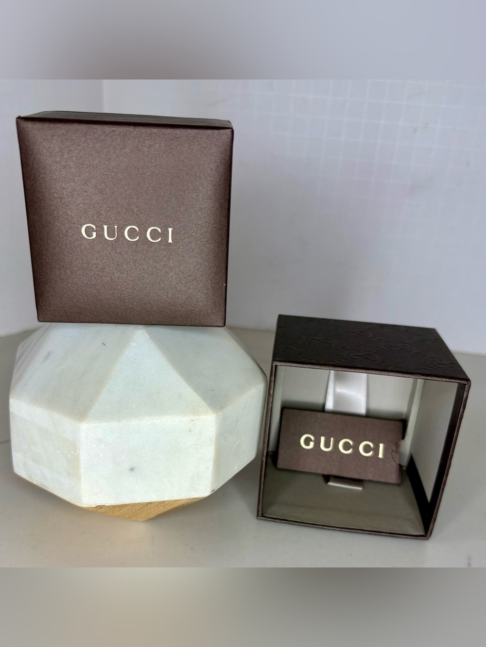Gucci Jewelry Gift Box 3 x 3 x 3 inches